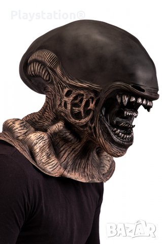 ALIEN Висококачествена латексова маска , снимка 2 - Други - 40110768