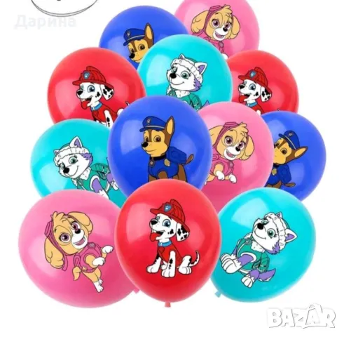 Парти сет украса ,,Пес патрул", снимка 6 - Други - 40873072