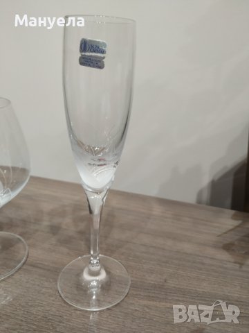 Кристални нови чаши , снимка 3 - Чаши - 39877805