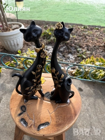Котки 2 броя комплект, снимка 11 - Декорация за дома - 53149843