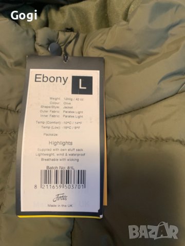 Зимно яке Snugpak  Ebony Jacket Olive (XL)-ЧИСТО НОВО , снимка 7 - Якета - 43114780