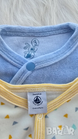 Бебешки зимни ромпъри 0-3 месеца, снимка 4 - Бебешки гащеризони - 52588762