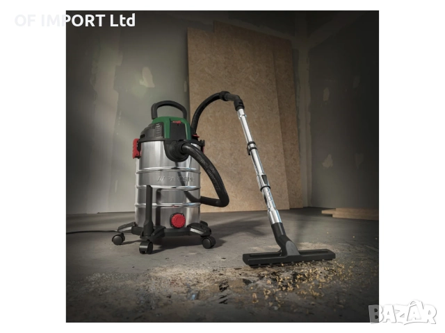 Прахосмукачка за Сухо и Мокро Почистване PARKSIDE 1400W PWD 25 C4 25L, снимка 6 - Прахосмукачки - 51616892