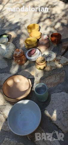 Българска керамика - сервиз,чаши, чинии, вази, купи, , снимка 7 - Сервизи - 51828604