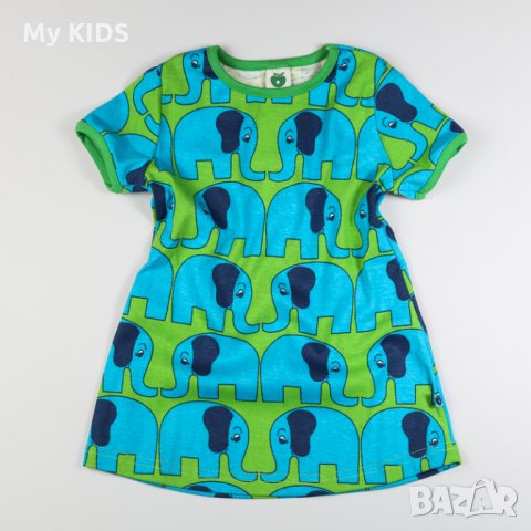 детска рокля Smafolk различни цветове 92 2-3 98 3-4 104 4-5 110 5-6, снимка 2 - Детски рокли и поли - 28330119