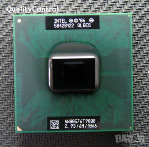 Мощен процесор за лаптоп Intel Core 2 Duo T9800 2.93GHz 6MB 1066MHz SLGES PGA478