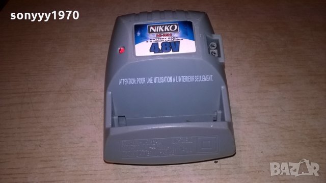 nikko battery charger-4.8в-внос франция, снимка 2 - Електрически играчки - 26241932