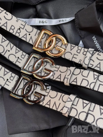 колани от естествена кожа с кутия, сертификат и торбичка dolce gabbana , снимка 5 - Колани - 51924884