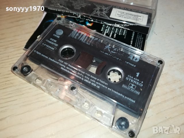 METALLICA ORIGINAL TAPE-BIEM МУЗИКАУТОР 2801241140, снимка 2 - Аудио касети - 44012044