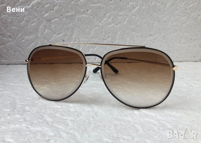 Gucci 2020 унисекс  слънчеви очила авиатор дамски мъжки, снимка 7 - Слънчеви и диоптрични очила - 28632765
