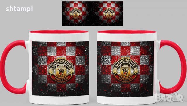 Чаша Манчестър Юнайтед Manchester United Керамична, снимка 3 - Фен артикули - 34821135