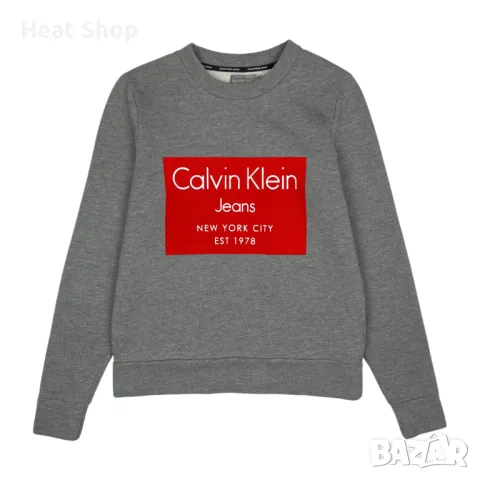 Дамска блуза Calvin Klein Jeans Flocked Logo Sweatshirt