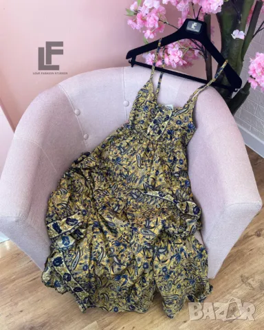 Рокля LFS Boho Baby Gold 9093 , снимка 2 - Рокли - 50435289