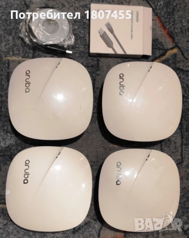 Точки за WI-FI достъп HPE Aruba AP-303P RW Unified AP и кабел за препрограмиране нов