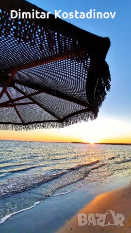 Плетени памучни чадъри за градина, плаж, ресторант или бийч бар, снимка 3 - Градински мебели, декорация  - 43956559