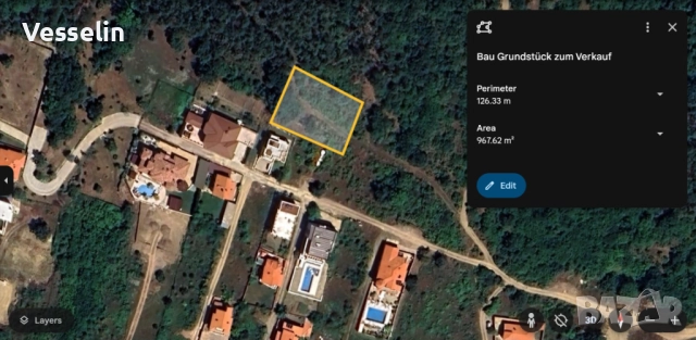 Парцел в регулация със Зашеметяваща панорама към Несебър и Сл.бряг., снимка 3 - Парцели - 52935561