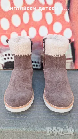 Английски детски боти-Clarks,естествена кожа, снимка 6 - Детски боти и ботуши - 48528601