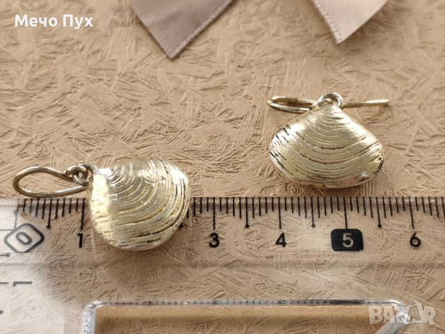 Сребърни обеци Миди (174), снимка 4 - Обеци - 52412239