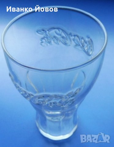 Чаша Кока Кола, стъклена, с релефно лого Coca Cola, за ценители, снимка 5 - Чаши - 32614765