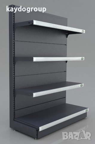 Крайстенен и островен метален стелаж - НАЛИЧНИ, НОВИ RAL7016 TXT МАТ, снимка 13 - Стелажи и щандове - 43712314