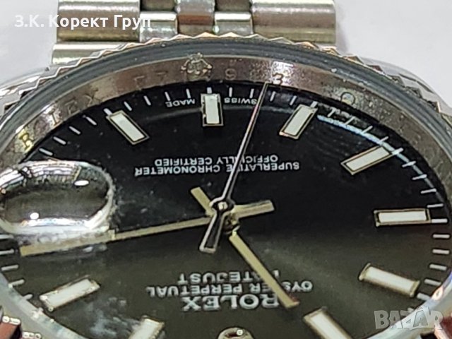 Мъжки часовник Rolex Oyster Perpetual Datejust с автоматичен механизъм, снимка 8 - Мъжки - 40541835