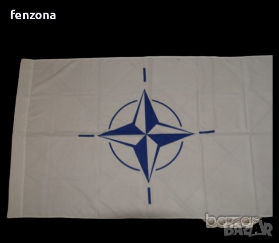 Знаме НАТО 140/85см, снимка 1