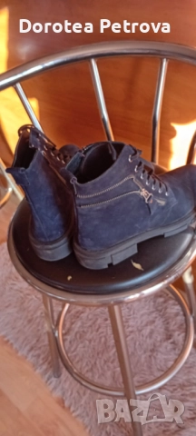 Зимни дамски боти , тип кубинки