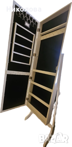 Шкаф тоалетка органайзер за бижута, снимка 5 - Шкафове - 52219440