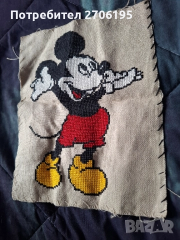 Гоблен на Мики Маус , снимка 2 - Гоблени - 52593279
