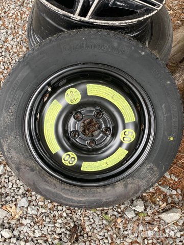 Резервна гума с джанта за мерцедес А класа Б класа W169 & W245 A CLASS B CLASS , снимка 4 - Части - 44028472