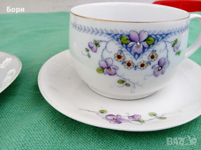 Немски порцелан чаши за чай, снимка 3 - Чаши - 36575183