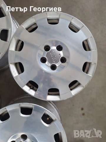  ОРИГИНАЛНИ АЛУМИНИЕВИ ДЖАНТИ  АУДИ  -5x112x57-17цола, снимка 2 - Гуми и джанти - 52972309