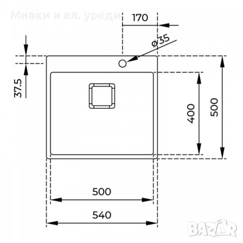 Иноксова мивка ТЕКА ForLinea RS15 50.40 за вграждане, снимка 6 - Мивки - 38707728