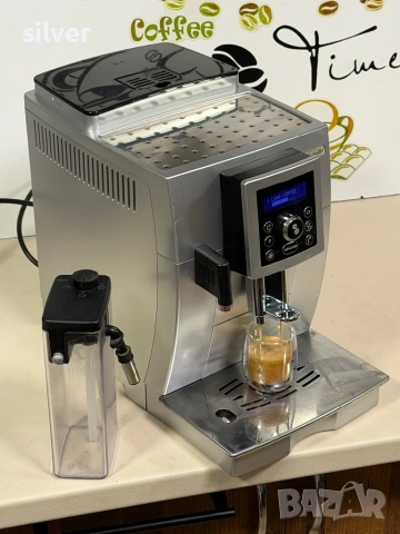 Кафемашина кафе автомат delonghi magnifica cappuccino с гаранция, снимка 6 - Кафемашини - 53376978