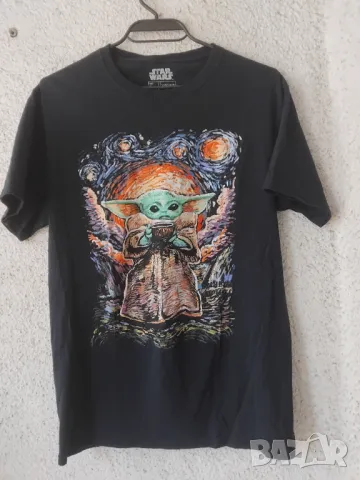 Star Wars - Yoda / Йода - 100% оригинална ART / АРТ  тениска , снимка 4 - Тениски - 50101341