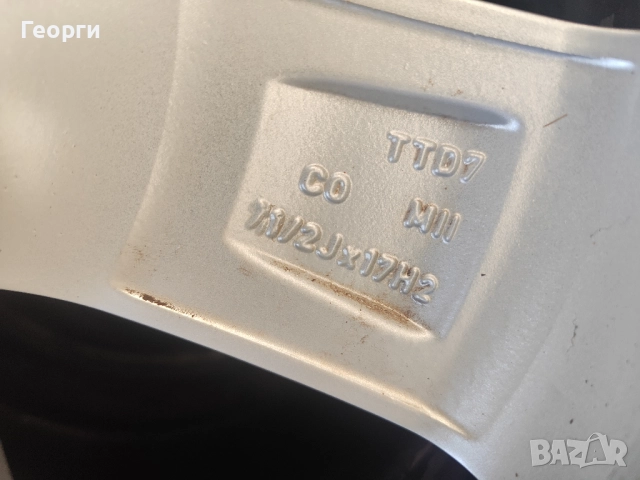 4бр.алуминиева джанта 17цола за Toyota, Nissan,Mazda,Hyundai,Kia, снимка 6 - Гуми и джанти - 52934582
