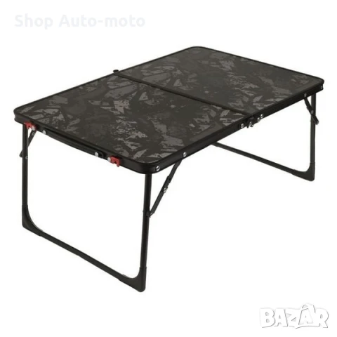 Алуминиева маса Automat, Сгъваема маса за къмпинг и пикник, 64x42x30см, Черна, снимка 1