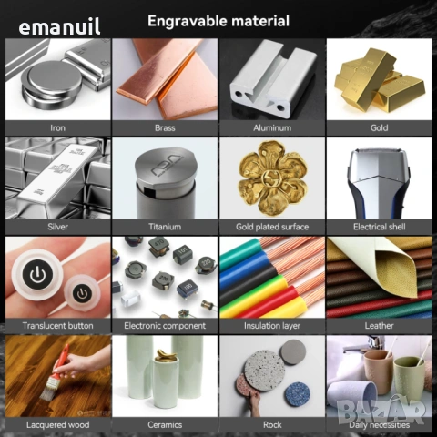 МОДУЛ ATOMSTACK R30 2W и MR20 20W Fiber Laser лазер лазерно гравиране, снимка 12 - Други машини и части - 38698631