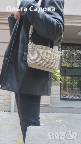 „Дизайнерска чанта Urban Dune – ръчна изработка,макраме, снимка 6 - Чанти - 53282922
