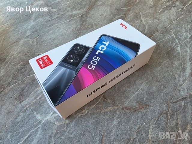 Смартфон TCL505- 8GB RAM/ 128GB вградена памет