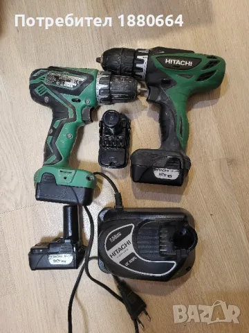 Винтоверти HITACHI 10.8 (12) V Li ion, снимка 2 - Винтоверти - 48741183