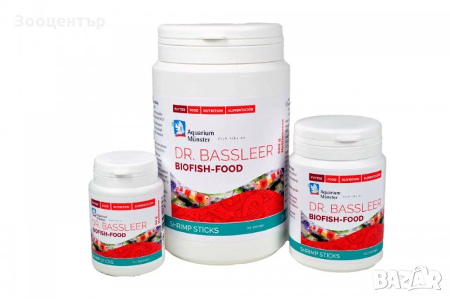 DR. BASSLEER BIOFISH FOOD SHRIMP STICKS Първокласна храна за декоративни скариди, снимка 1 - Други - 35320173