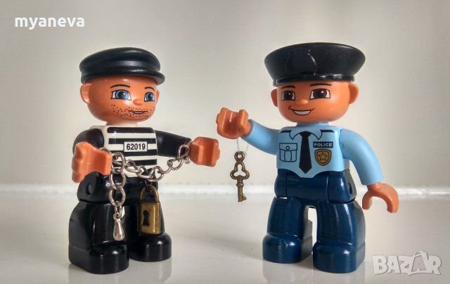 Лот, количка и фигурки "арест", снимка 1