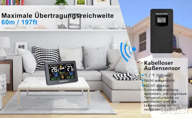 Метрологична станция 9-в-1 от Kalawen, снимка 7 - Друга електроника - 49156948