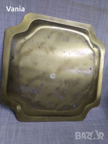 Поднос от месинг, снимка 2 - Антикварни и старинни предмети - 35140718