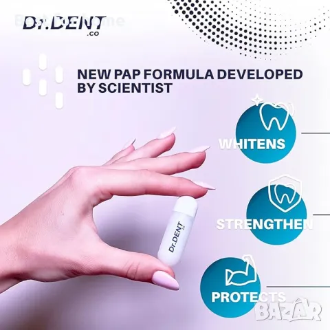 Професионален LED комплект за избелване на зъби DrDent, снимка 6 - Стоматология - 49165625