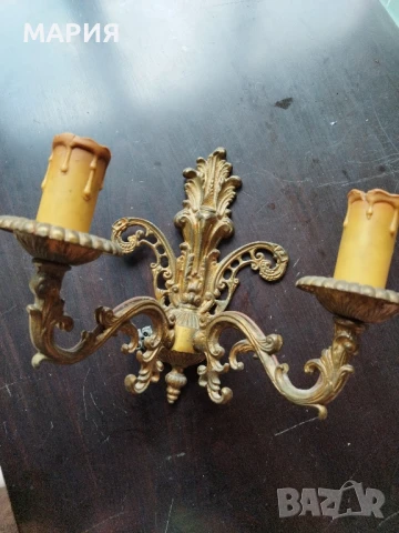 Страхотен бронзов двоен аплик