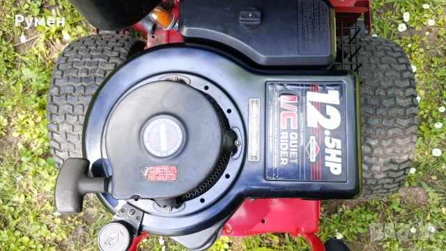 Тракторна косачка SNAPPER Briggs&Stratton 12.5hp, снимка 3 - Градинска техника - 48409805