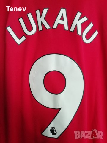 Manchester United Lukaku Adidas оригинална тениска фланелка Лукаку Манчестър Юнайтед размер S, снимка 3 - Тениски - 43473391