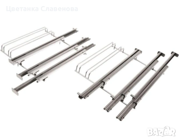 Телескопично чекмедже за фурни Bosch Siemens Neff Gaggenau с пълно изтегляне с 3 нива, снимка 4 - Печки, фурни - 53111751